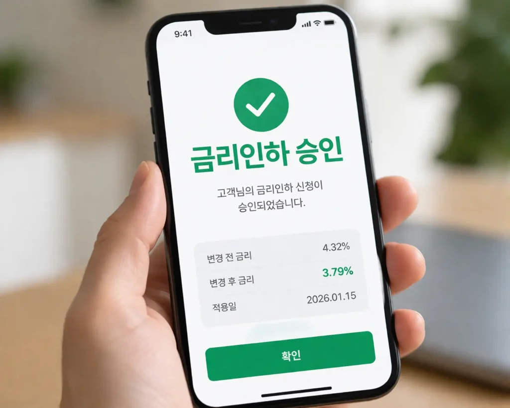 금리인하요구권 조건 및 은행별 수용률 비교