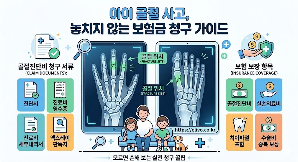 골절진단비 보험금 청구 및 치아파절 보상 기준 안내