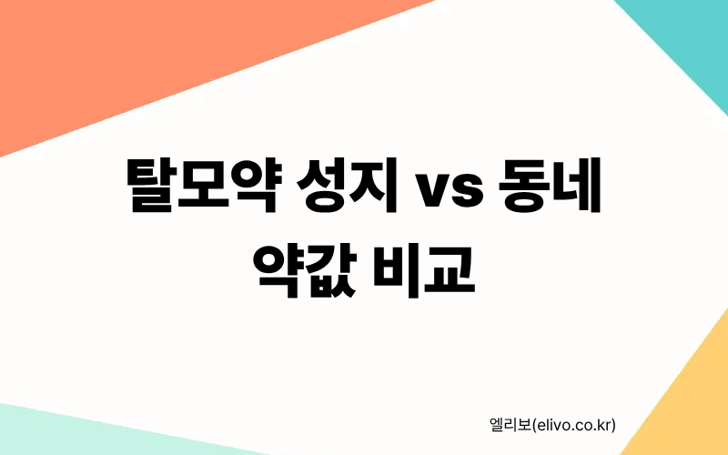 탈모약 성지 종로 5가 및 일반 동네 약국 1년 복용 누적 비용 비교와 지루성 피부염 실비 보험 환급 조건 안내 인포그래픽 (elivo.co.kr)