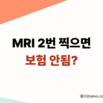 MRI 보험 횟수, 교통사고 후 추가 촬영하면 보험 안 되는 이유