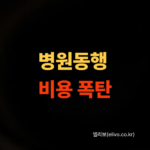 병원동행서비스 이용요금 가격표 보고 놀라는 이유, 실제 비용 비교 (2026)