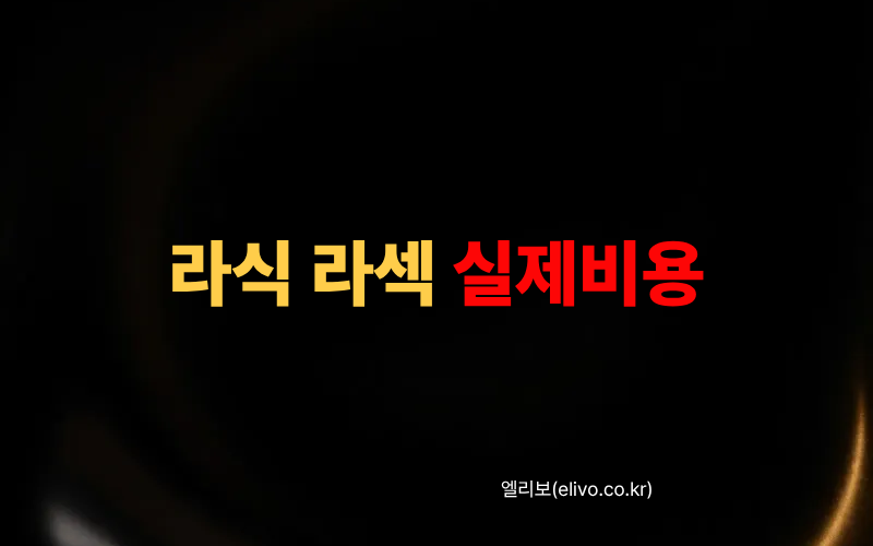 라식 라섹 수술 비용 2026 수술비 실손 적용 후 실제 라식 라섹 수술비 계산기 코드
