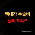 백내장 수술 비용 2026｜다초점렌즈 실비 적용편