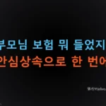 안심상속 원스톱 서비스로 고인 보험 찾기